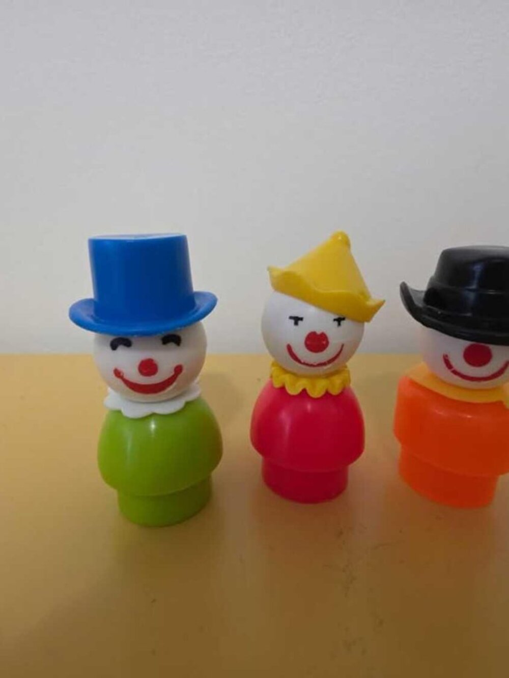 Vintage Fisher Price set of clowns